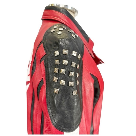 America Jackets Harley Quinn Suicide Squad Leather Jacket Size Large - Picture 7 of 12